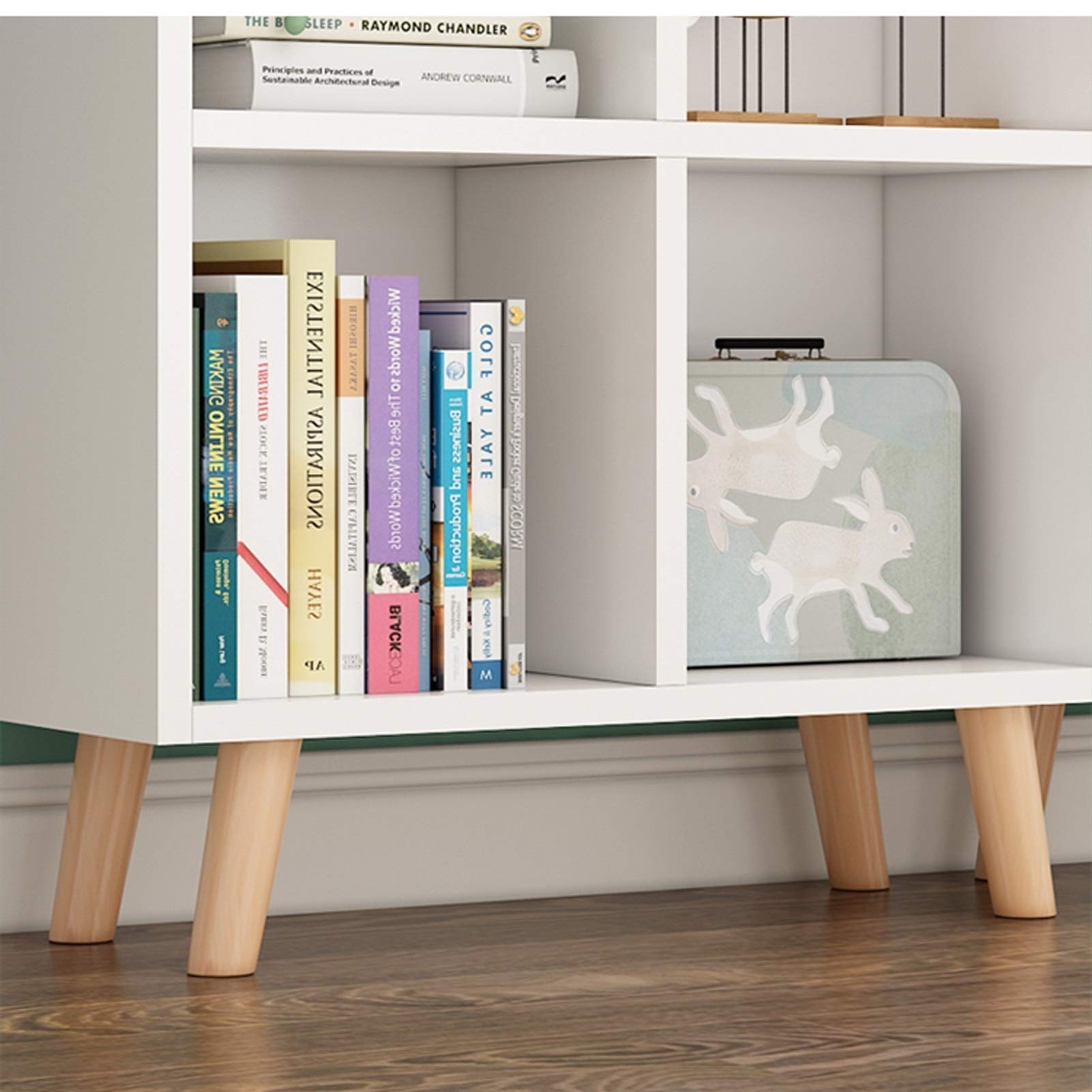 ナチュラルウッド オープンシェルフ　本棚 本棚 ウッドシェルフ モダンデザイン ロータイプ TAU-SHELF 幅120cm